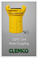Model CQPS-3/4 Nylon Blast Hose Coupling
